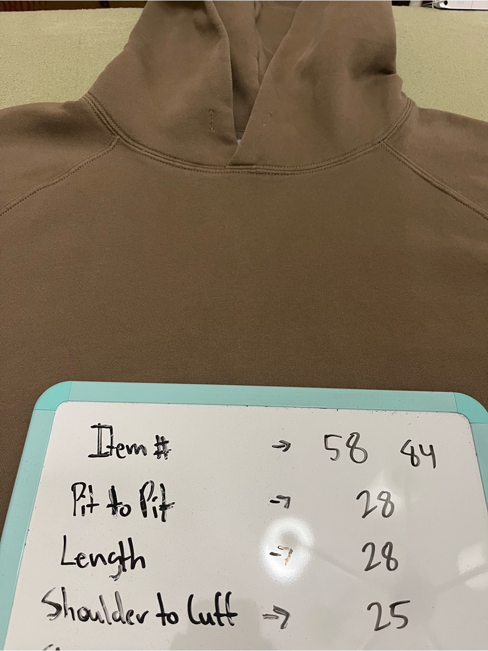 Essentials Fear Of God Beige Sweatshirt Hoodie Men’s Size XL - Picture 9 of 9